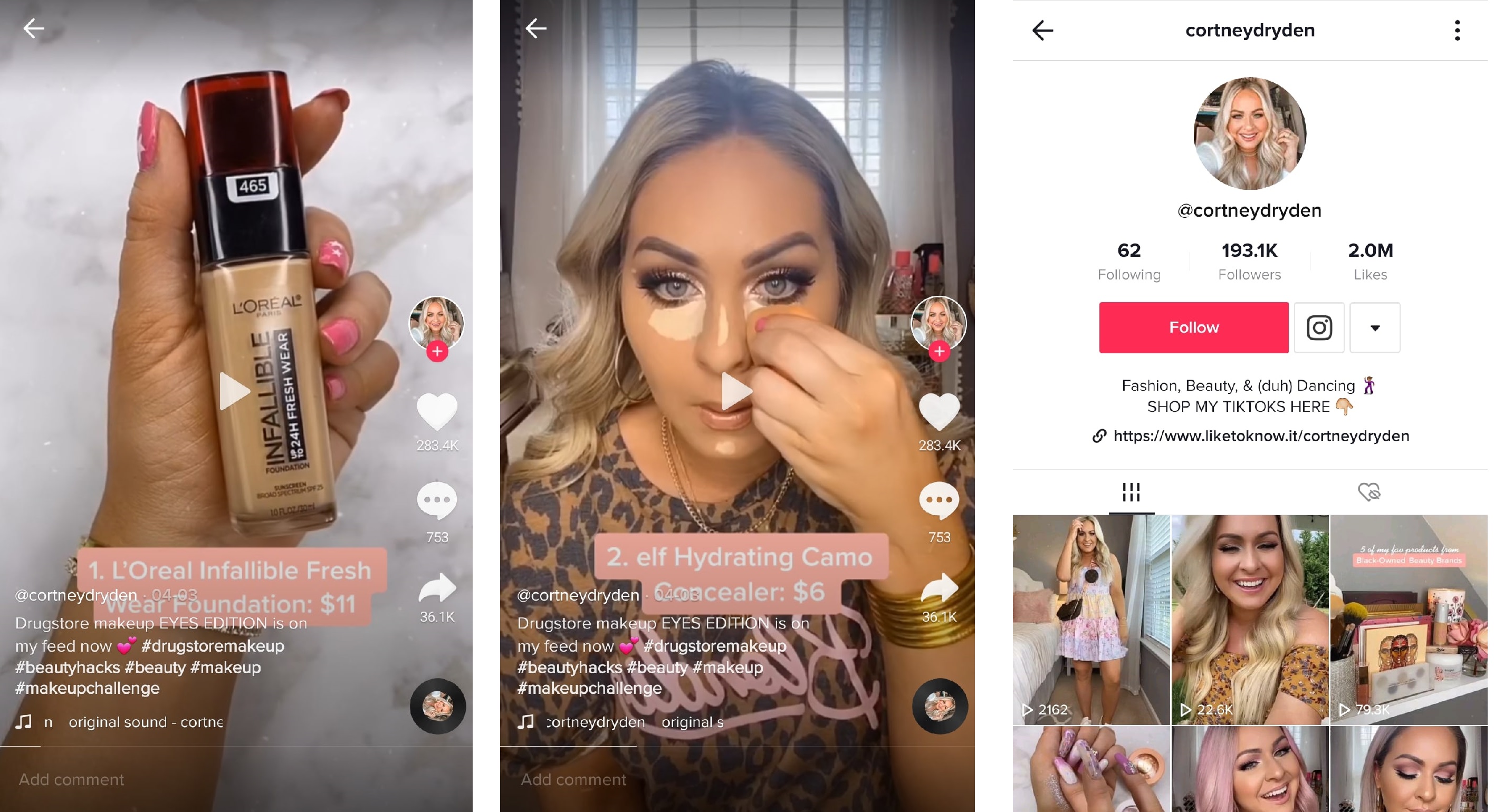 promoting online products on tiktok