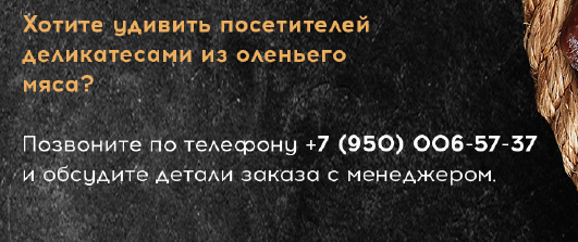 Пример призыва в коммерческом предложении Пример призыва в коммерческом предложении