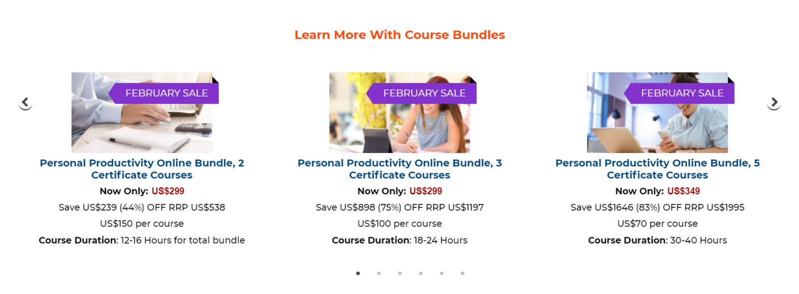 Sell your courses in bundles