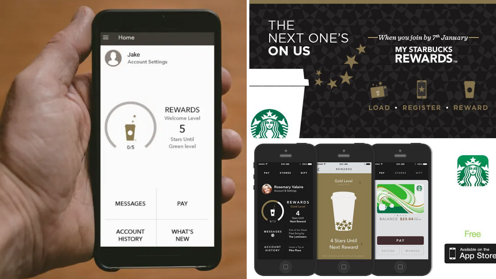 Starbucks Rewards App