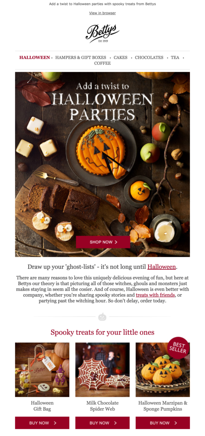 halloween email example halloween email example