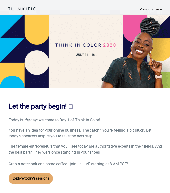 thinkific email newsletter design thinkific email newsletter design