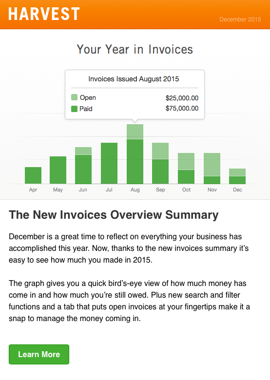 harvest email newsletter design harvest email newsletter design