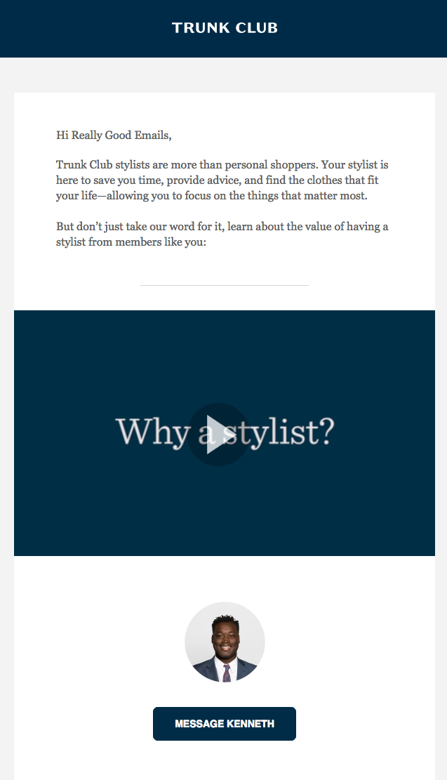 trunk club email newsletter design trunk club email newsletter design