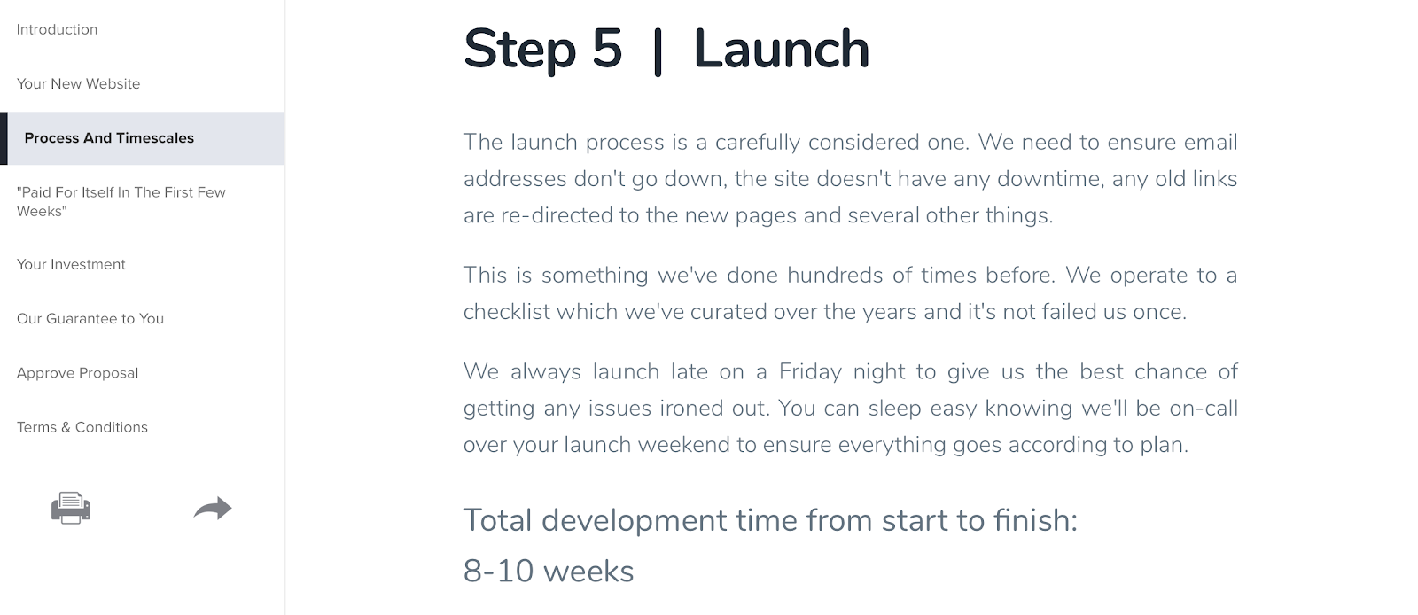 reinforcing a sales proposal reinforcing a sales proposal