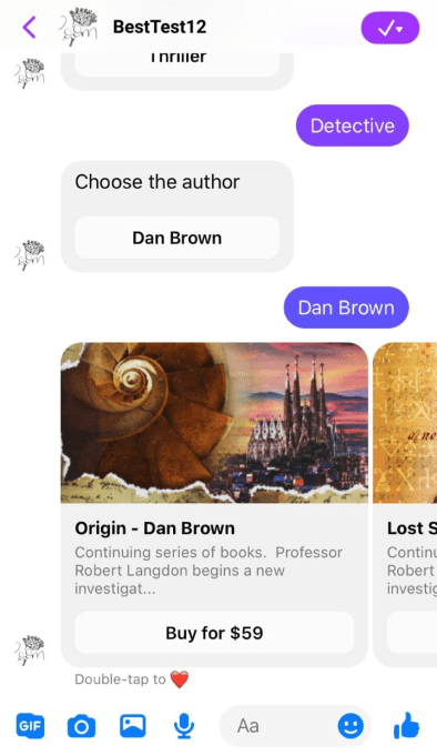 buy button in chatbot buy button in chatbot