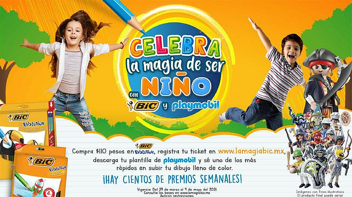 La publicidad infantil se caracteriza por colores brillantes y vivos