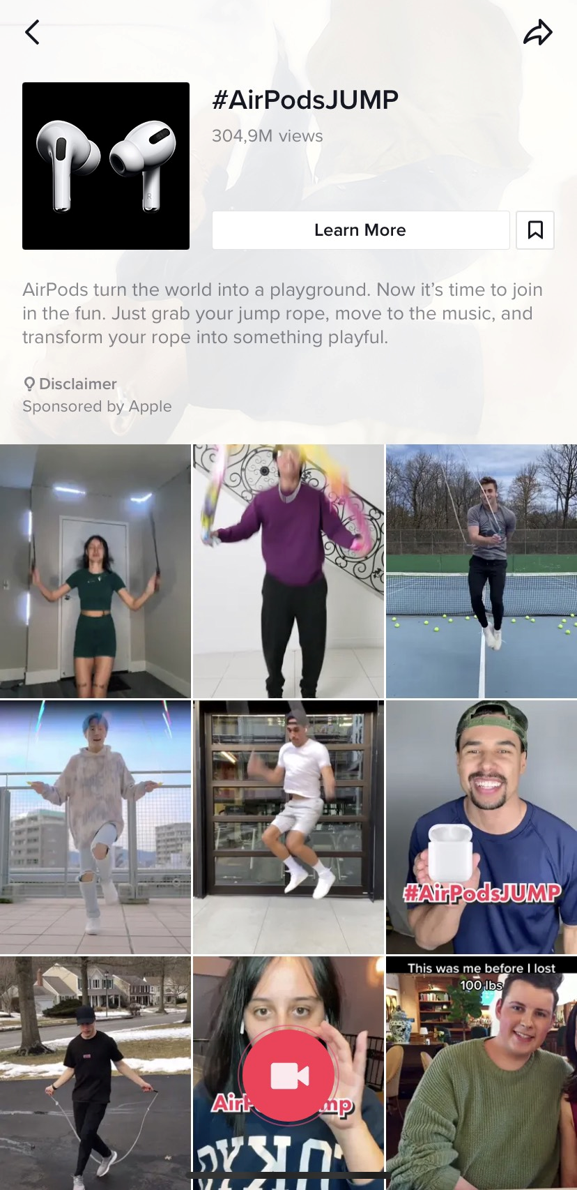 tiktok video idea from apple