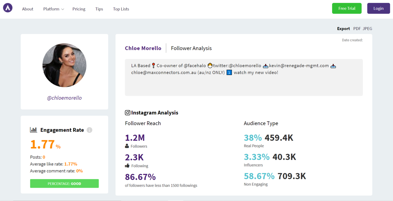 inastagram tool for business