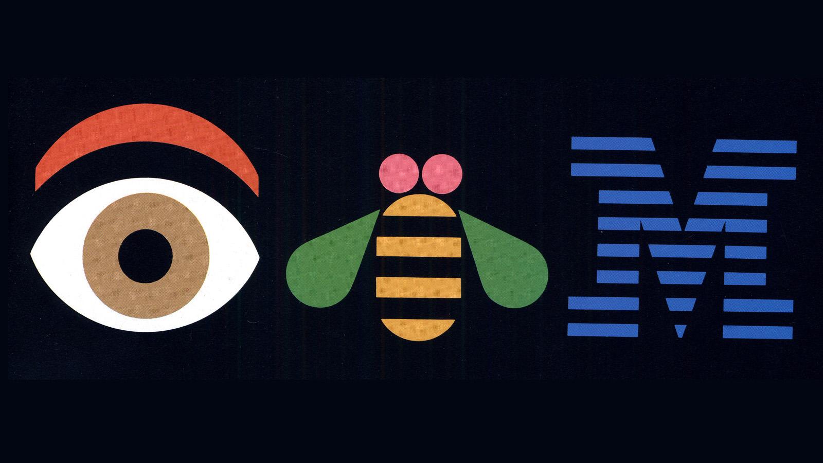 O logotipo da IBM foi criado pela lenda do design, Paul Rand, há cerca de 50 anos Fonte: Quartz