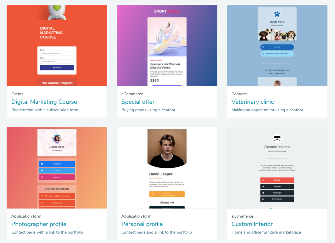 premade templates
