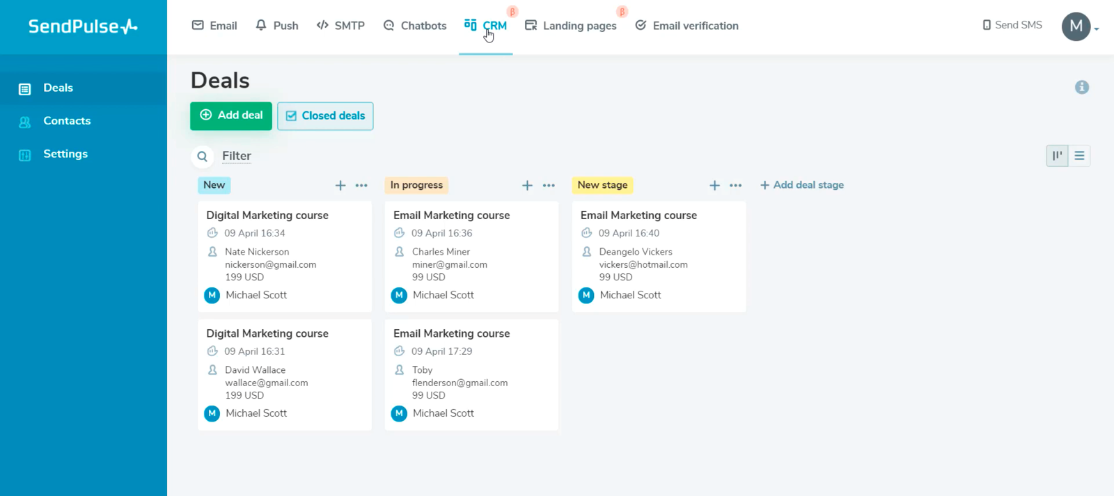 crm kanban view crm kanban view