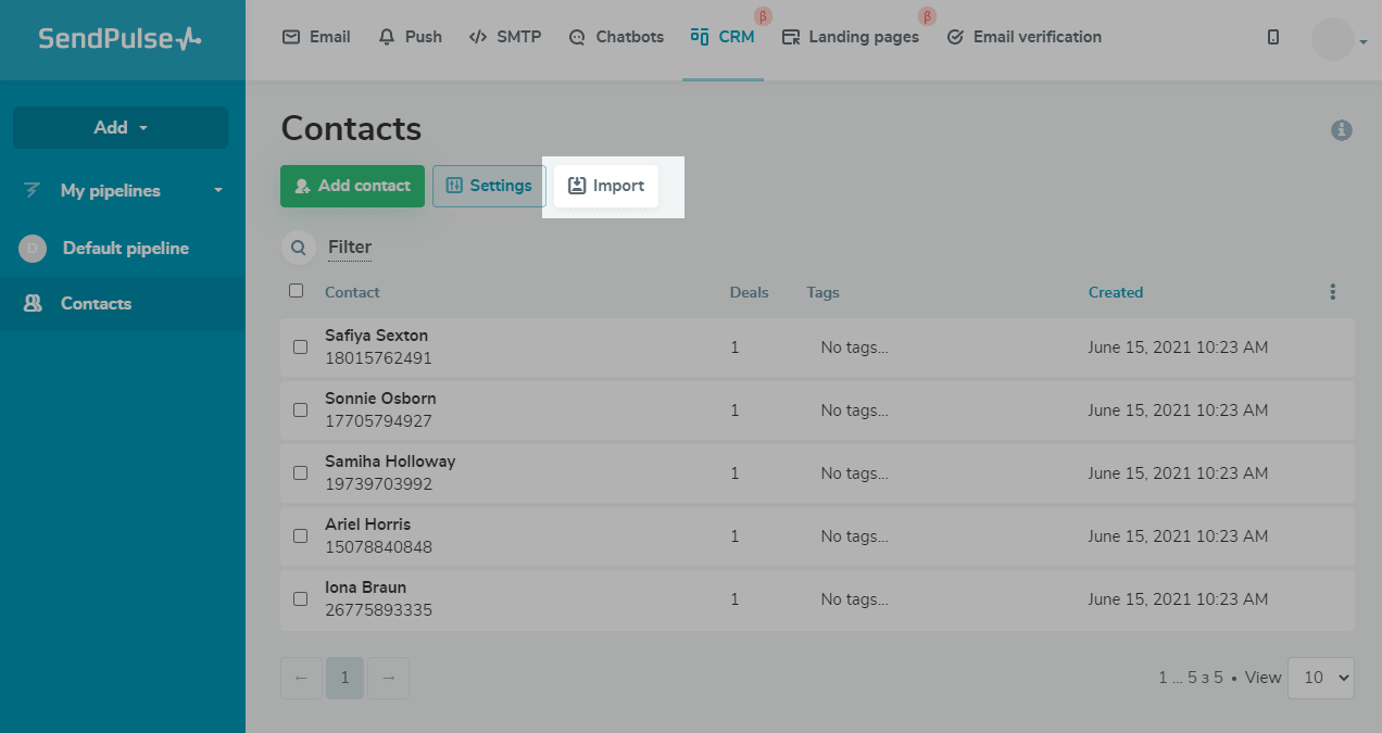 crm import crm import