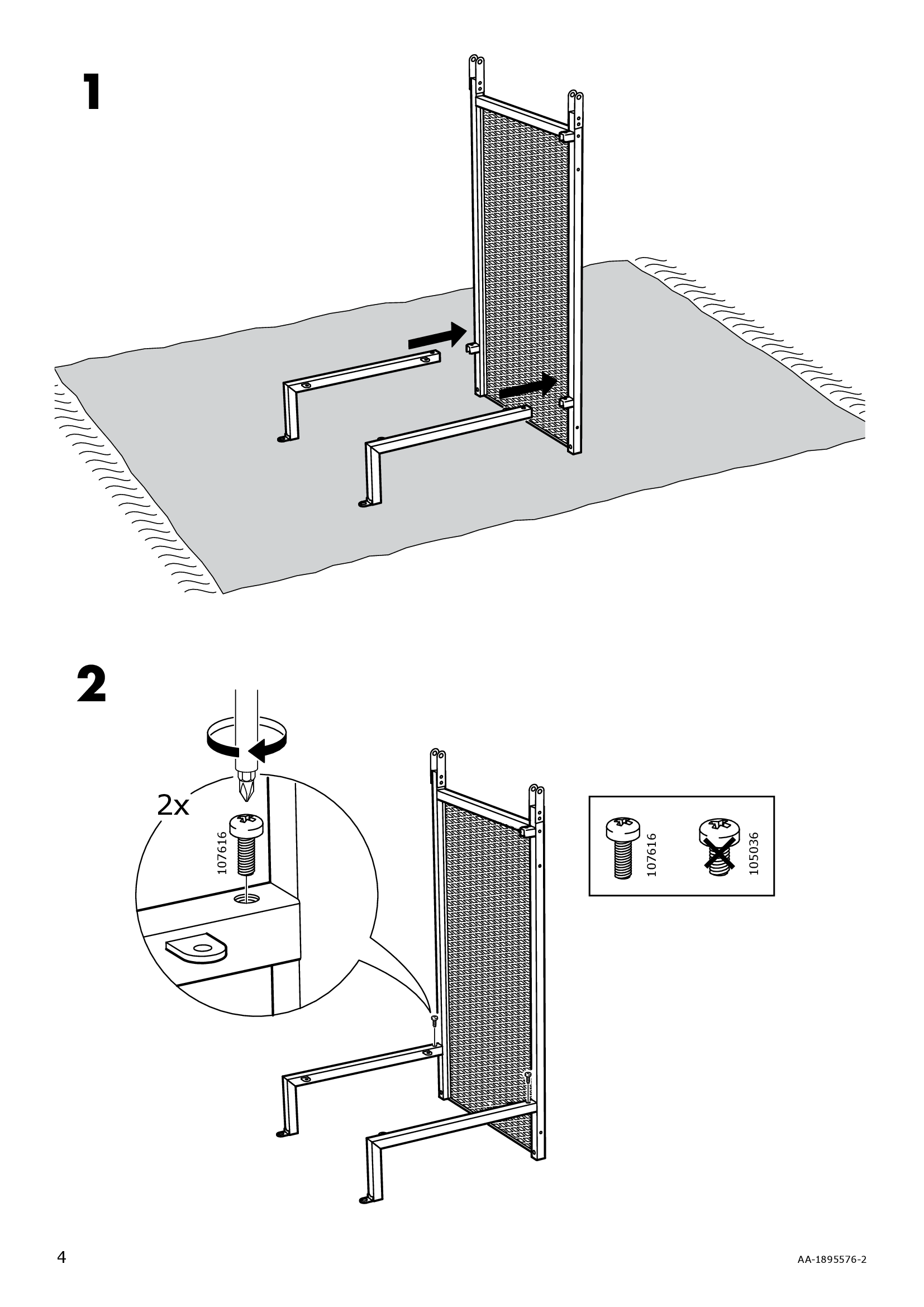 Пример иллюстрированной инструкции от IKEA.