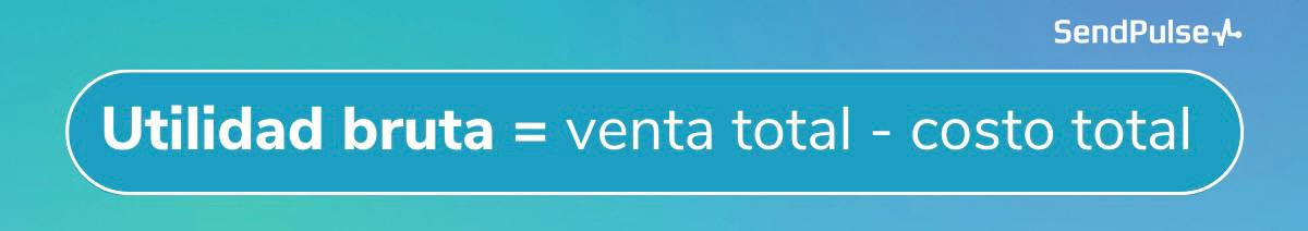 Margen para calcular el margen de utilidad bruta