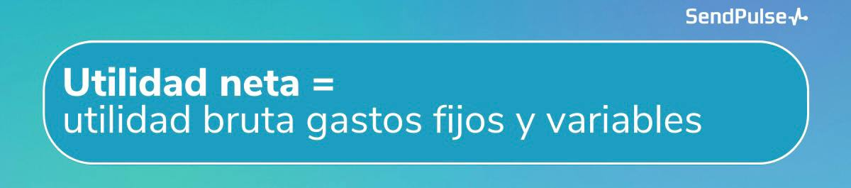 Fórmula para calcular el margen de utilidad neta