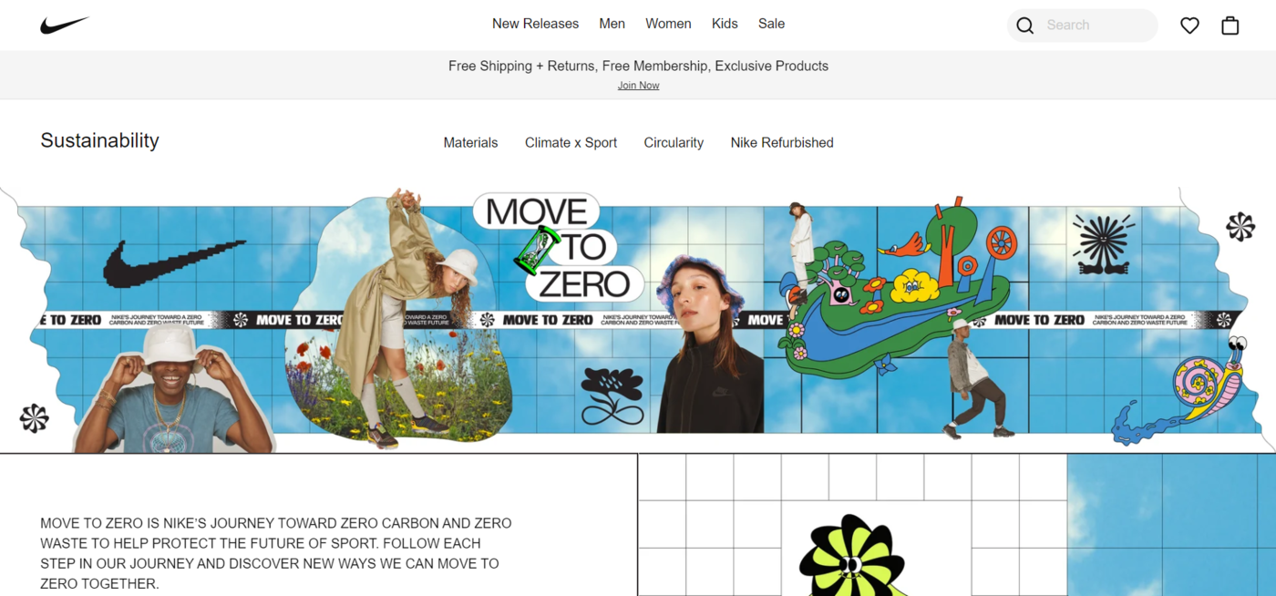 Nike’s sustainability campaign Nike’s sustainability campaign