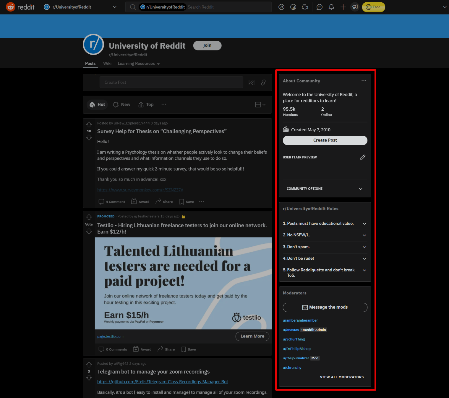 Пример, как использовать правую панель под вспомогательный контент Пример, как использовать правую панель под вспомогательный контент