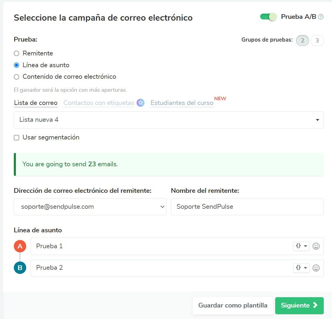 Las pruebas A/B son una gran herramienta para toda campaña de email marketing Las pruebas A/B son una gran herramienta para toda campaña de email marketing
