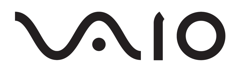 Vaio é um exemplo de marca que tem um logotipo baseado em curvas