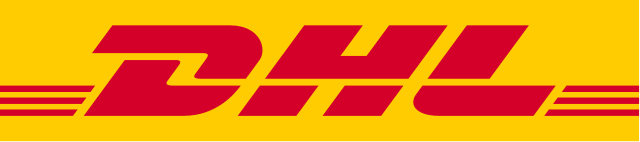 O logotipo da DHL usa linhas horizontais