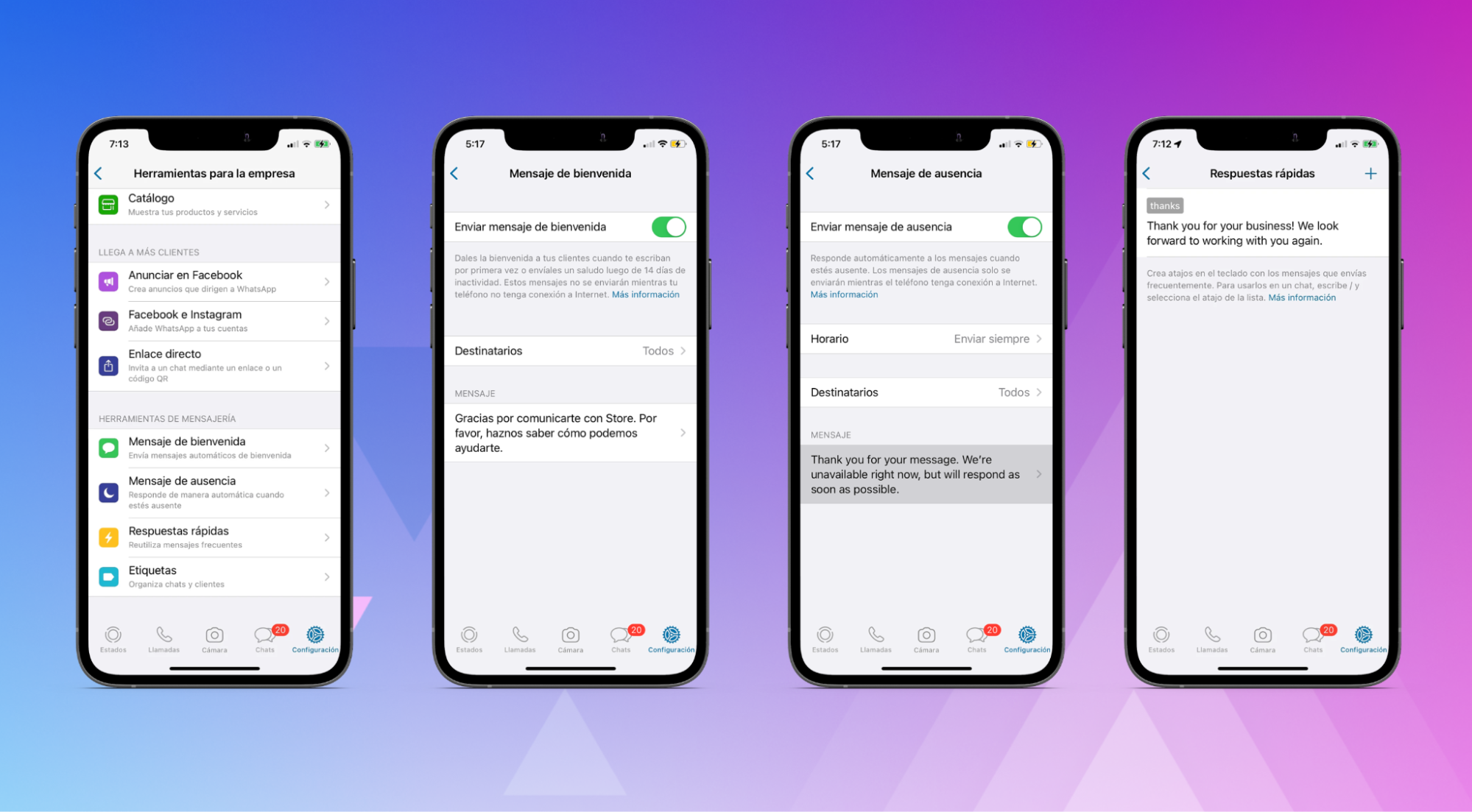 Configura adecuadamente tu cuenta de WhatsApp Business Configura adecuadamente tu cuenta de WhatsApp Business