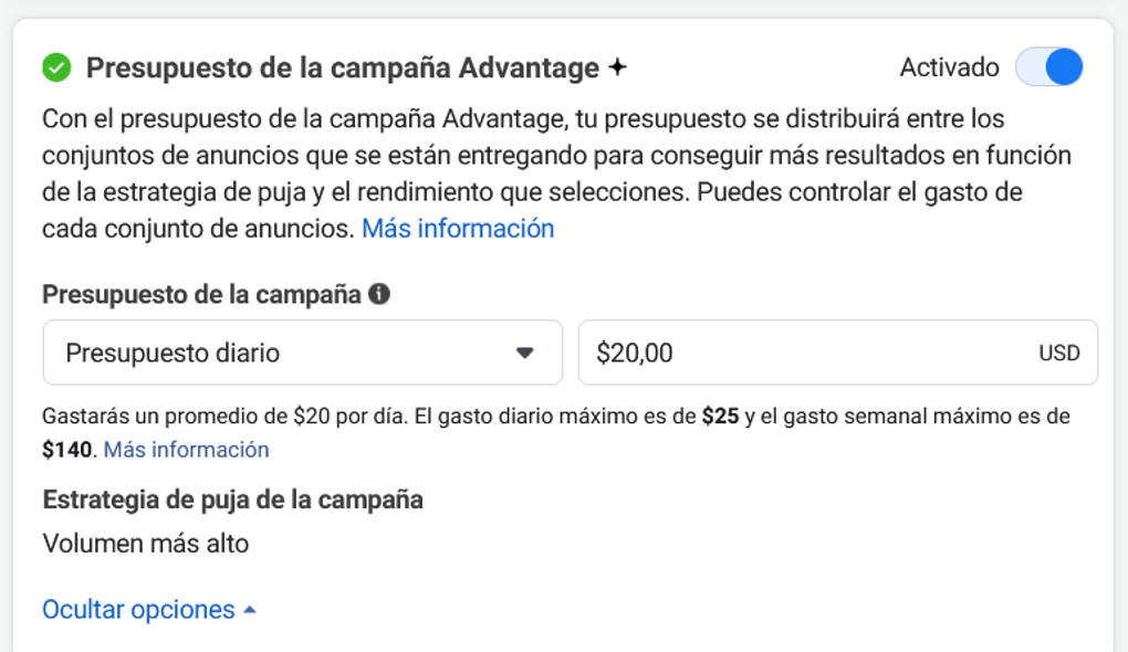 El presupuesto diario es vital para calcular cuánto cuesta la publicidad en Facebook El presupuesto diario es vital para calcular cuánto cuesta la publicidad en Facebook