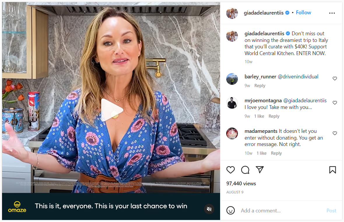 Instagram giveaway Instagram giveaway