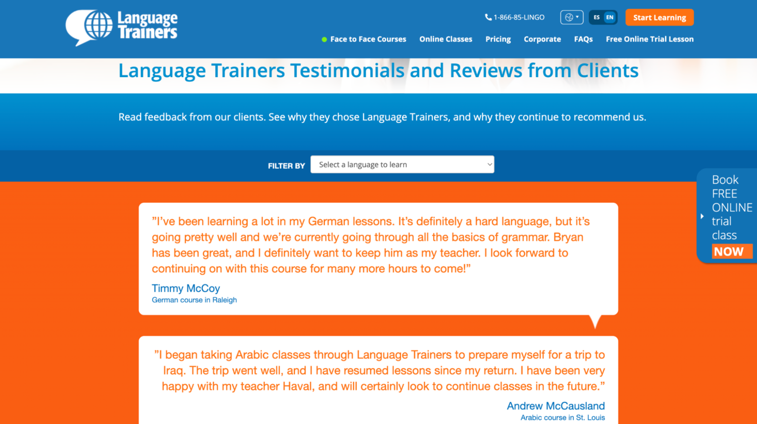 highly-personal student testimonials highly-personal student testimonials