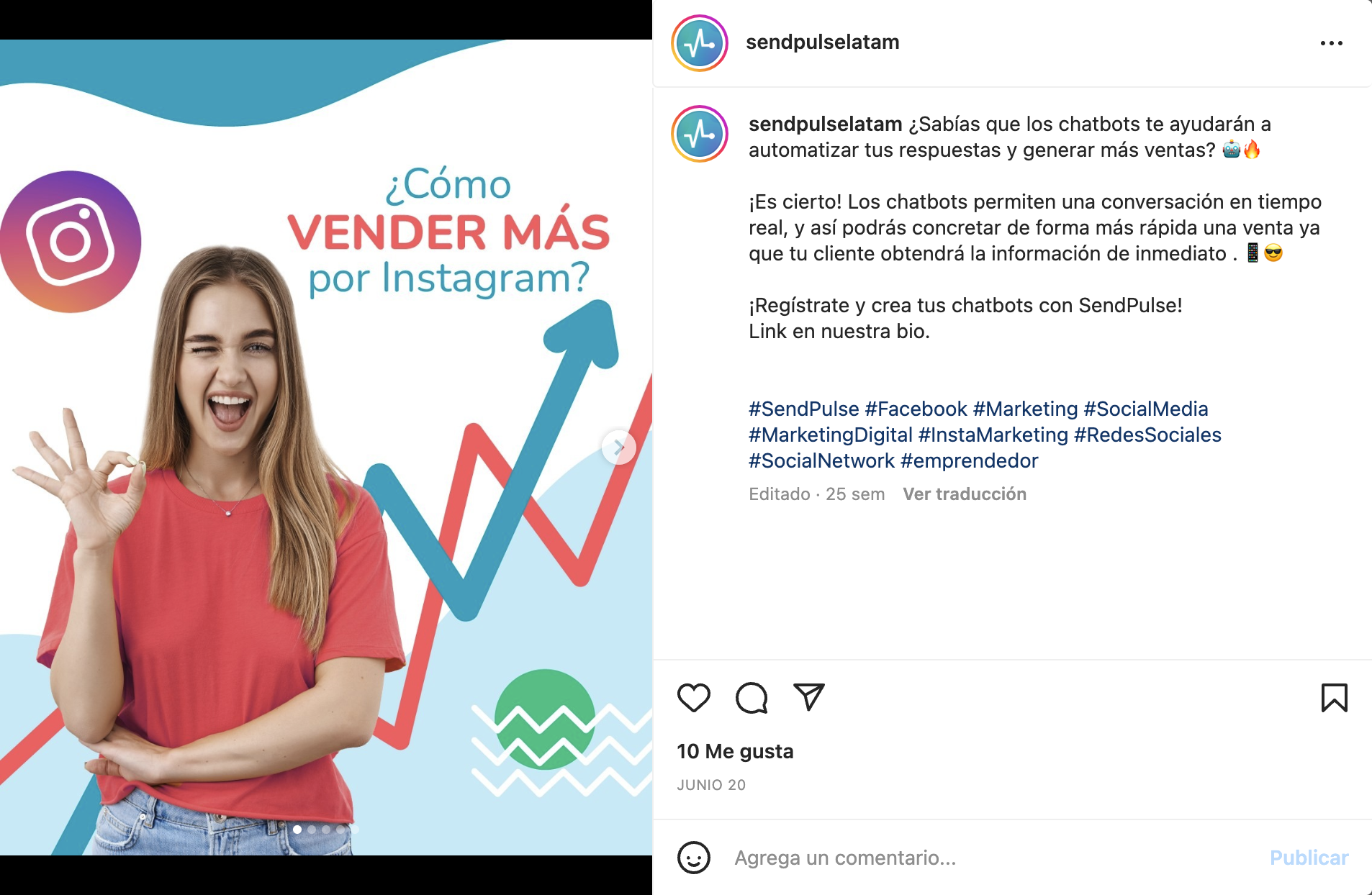 El link en bio es la forma más común de agregar links en Instagram