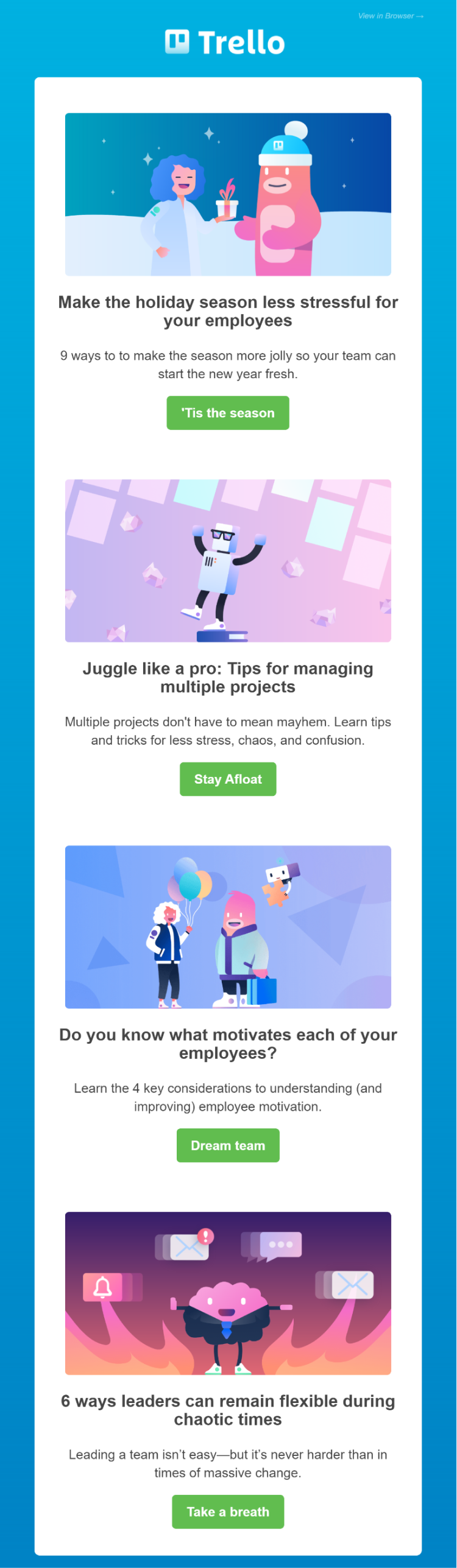 Добірка корисних матеріалів від Trello, щоб зустріти Новий рік без стресу