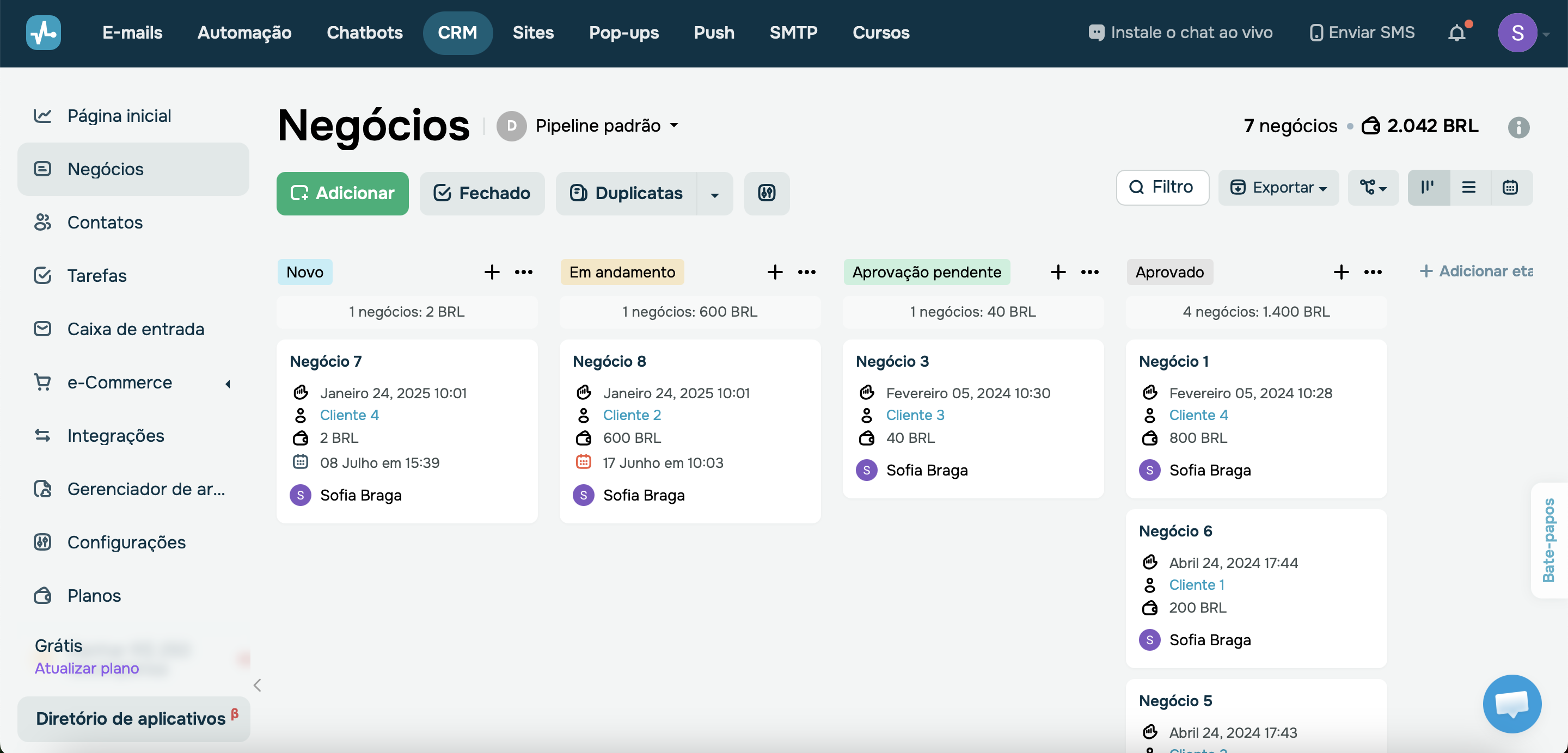 melhores-softwares-de-crm-gratuitos-para-empresas-sendpulse