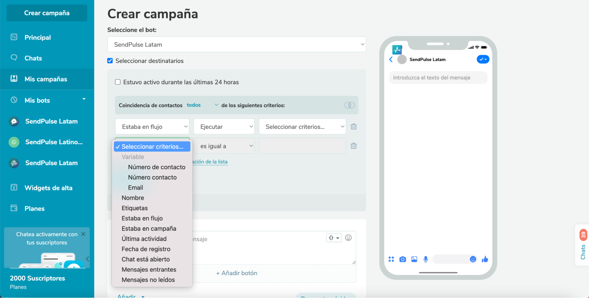 Si quieres usar un chatbot en tu campaña de publicidad es importante segmentarlo Si quieres usar un chatbot en tu campaña de publicidad es importante segmentarlo