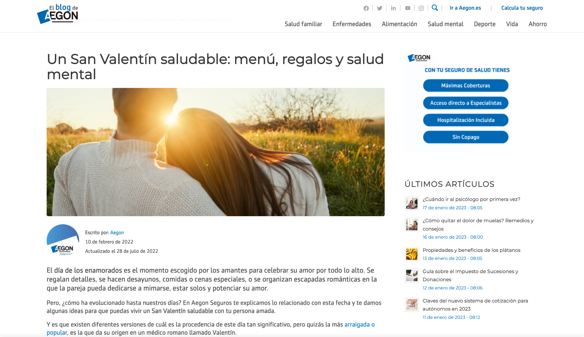 El contenido temático es básico en la publicidad para San Valentín El contenido temático es básico en la publicidad para San Valentín