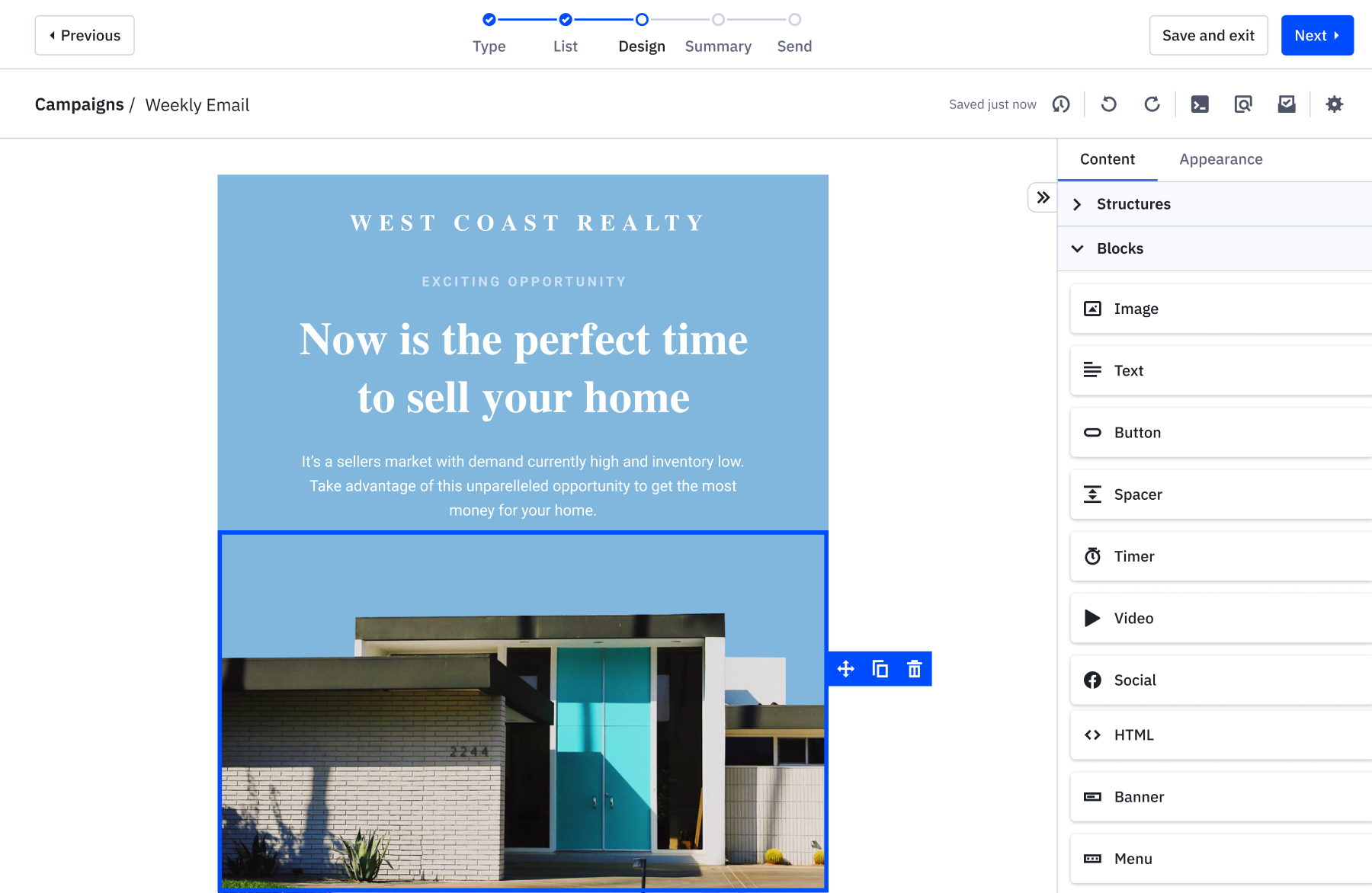 El editor de ActiveCampaign es uno de los más sencillos en la automatización de marketing