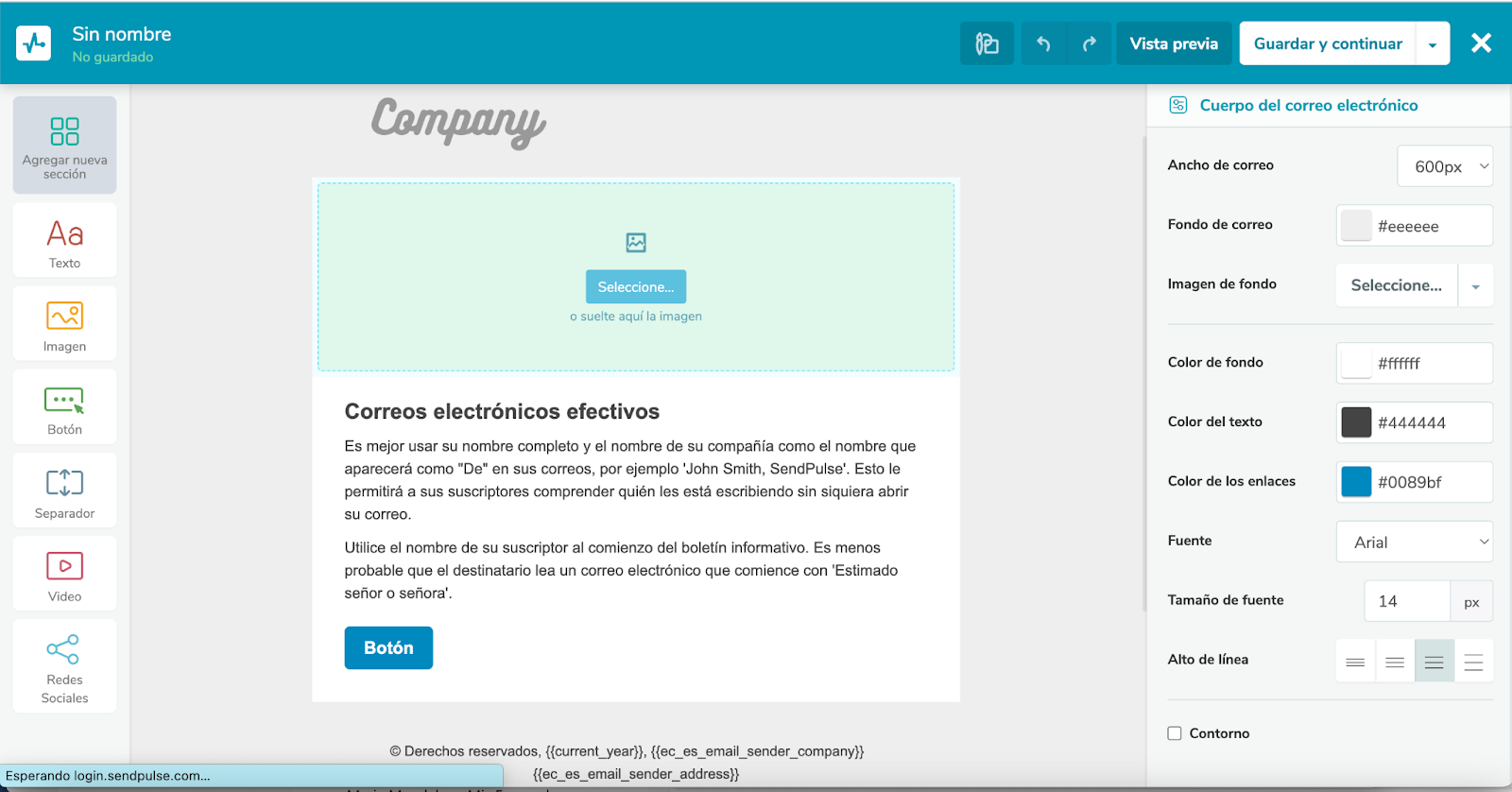 El editor de SendPulse es gratis para los miembros de nuestro Programa para Socios