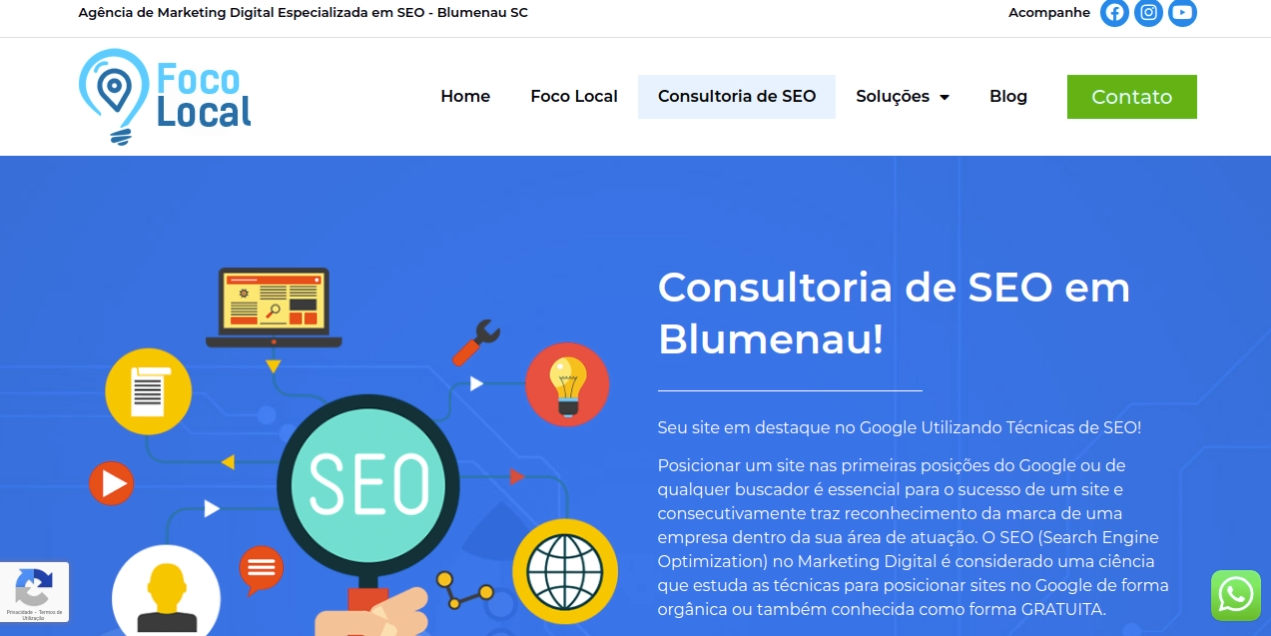 Serviço de consultoria de SEO da FocoLocal Consultoria Serviço de consultoria de SEO da FocoLocal Consultoria
