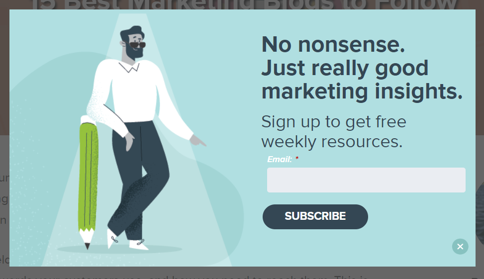 exit pop-up example exit pop-up example