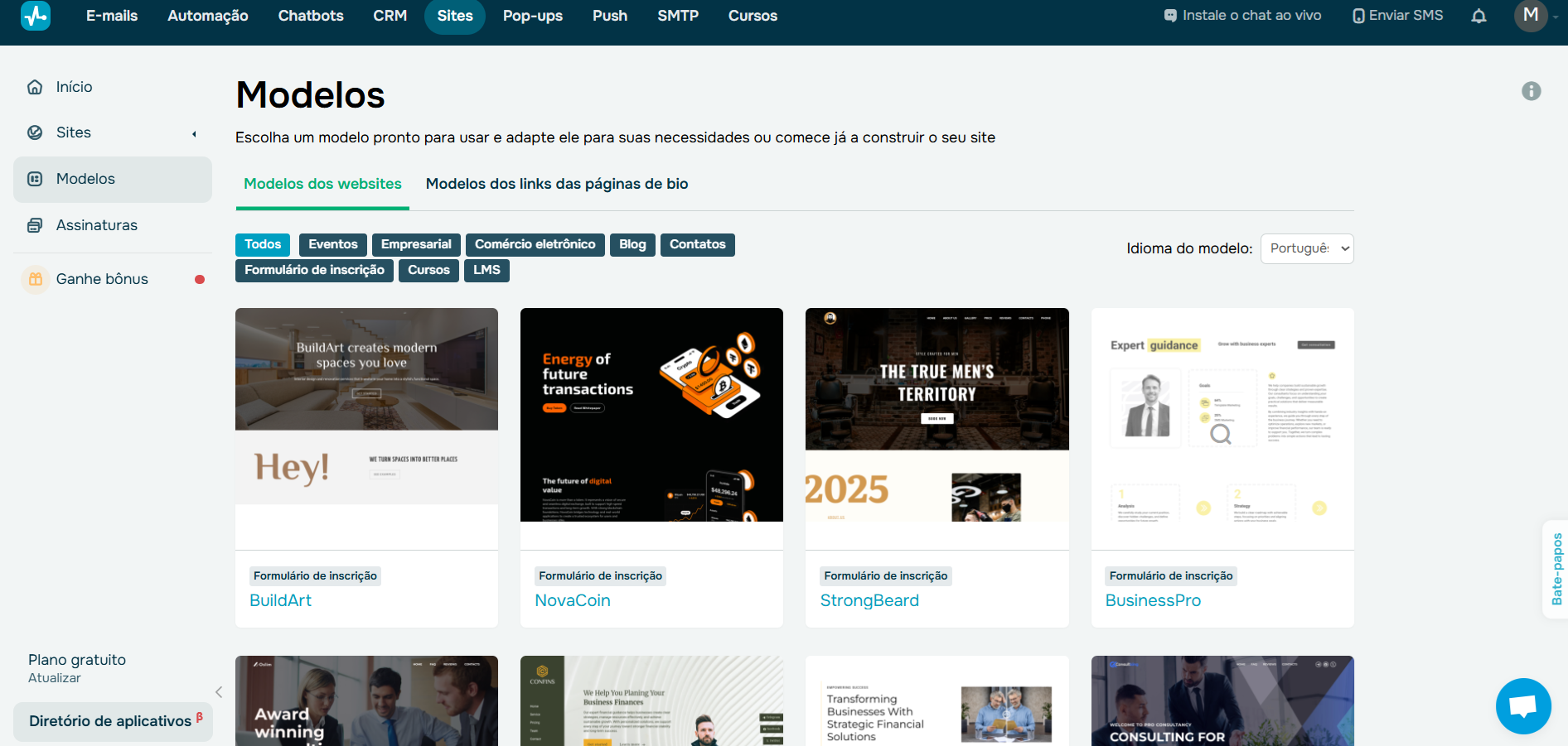 como-fazer-um-portfolio-modelos-sendpulse