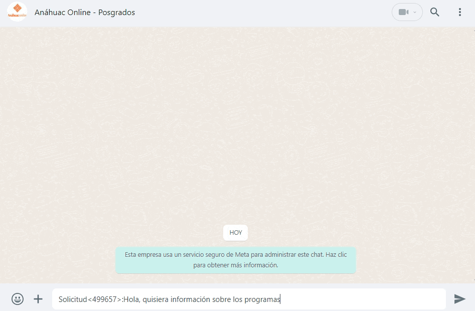 La Universidad Anáhuac tiene uno de los mejores ejemplos de chatbots educativos