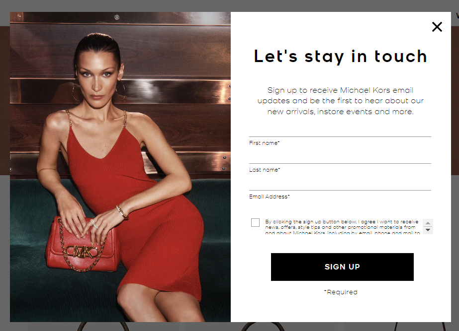 exit pop-up example exit pop-up example