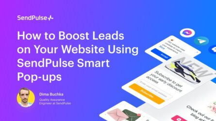 How to Boost Leads on Your Website Using SendPulse Smart Pop-ups [Webinar recording]