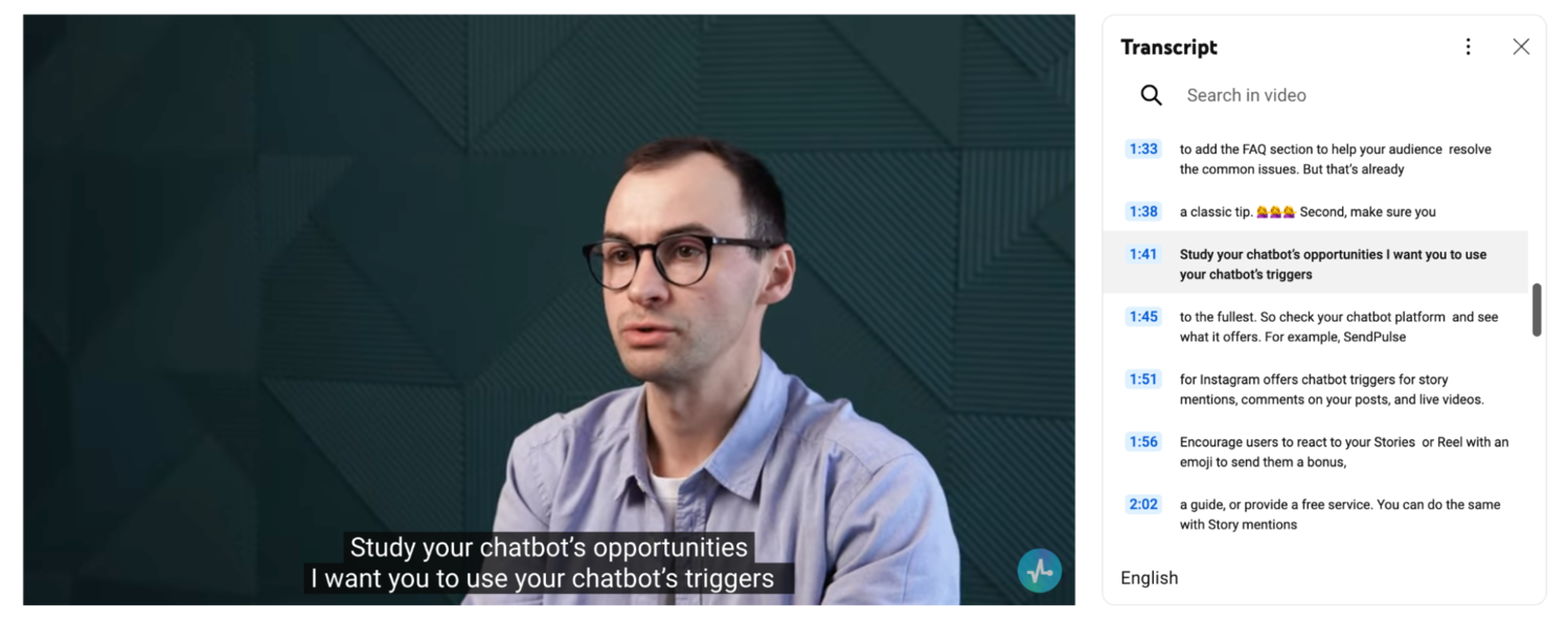 Altyazılar ve alt yazılar, Googlebot'un video içeriğinizi okumasına yardımcı olarak içeriğinizin arama motorunda daha üst sıralarda yer almasını imkansız hale getirebilir