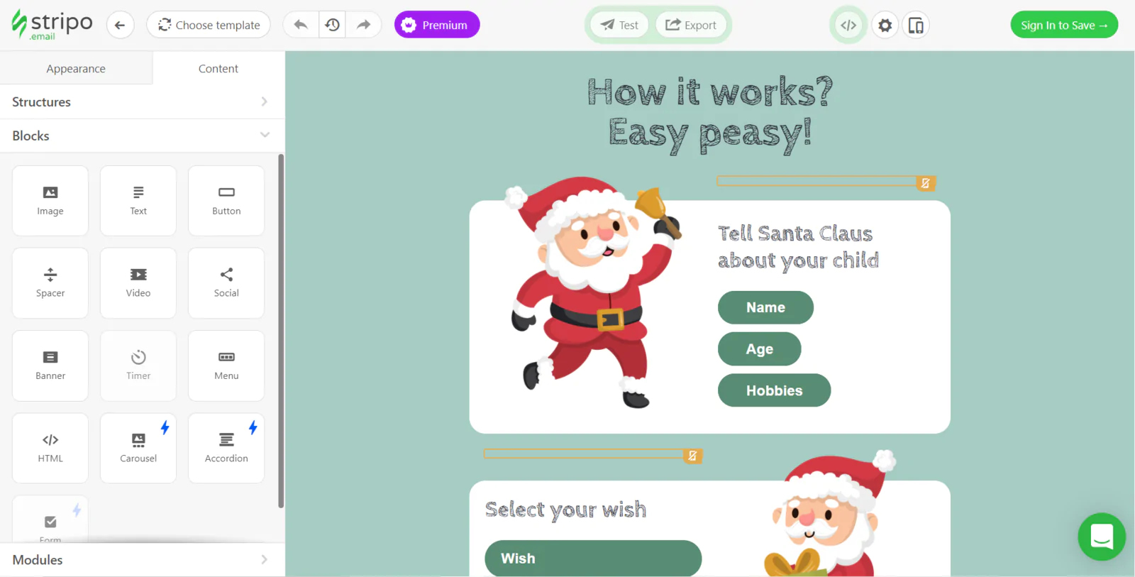 Stripo es una gran herramienta para crear plantillas de email
