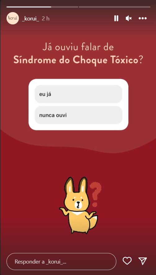 Enquete de instagram de loja de pesquisa de consciência 