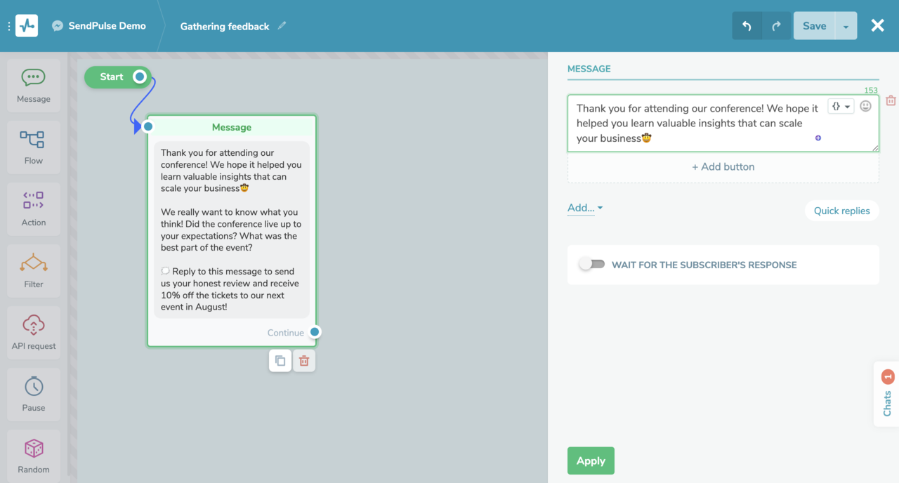 reviews about your event using a bot reviews about your event using a bot