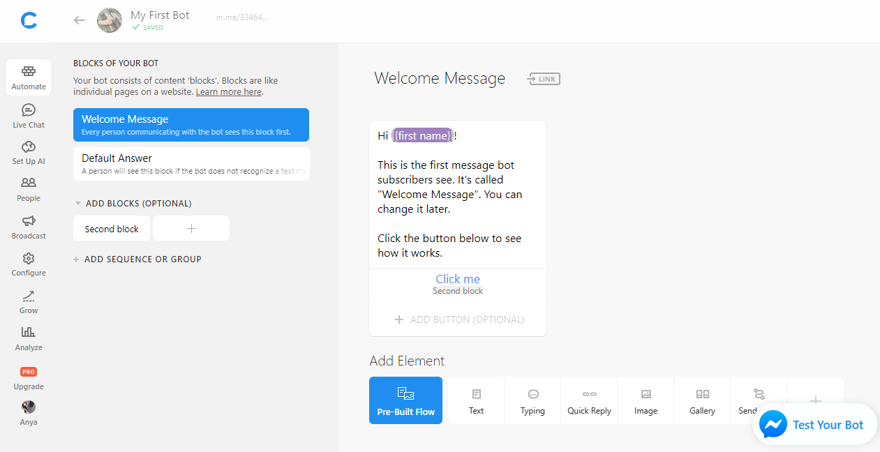Con Chatfuel podrás crear chatbots sofisticados pero no es tan fácil de usar Con Chatfuel podrás crear chatbots sofisticados pero no es tan fácil de usar