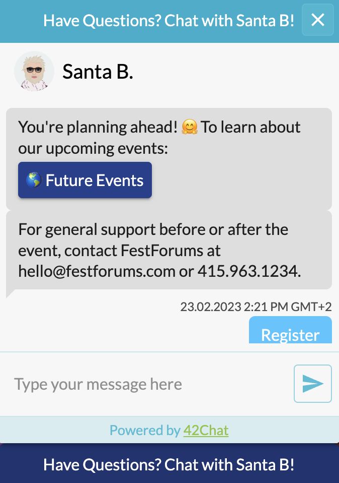 Promote your future events Promote your future events