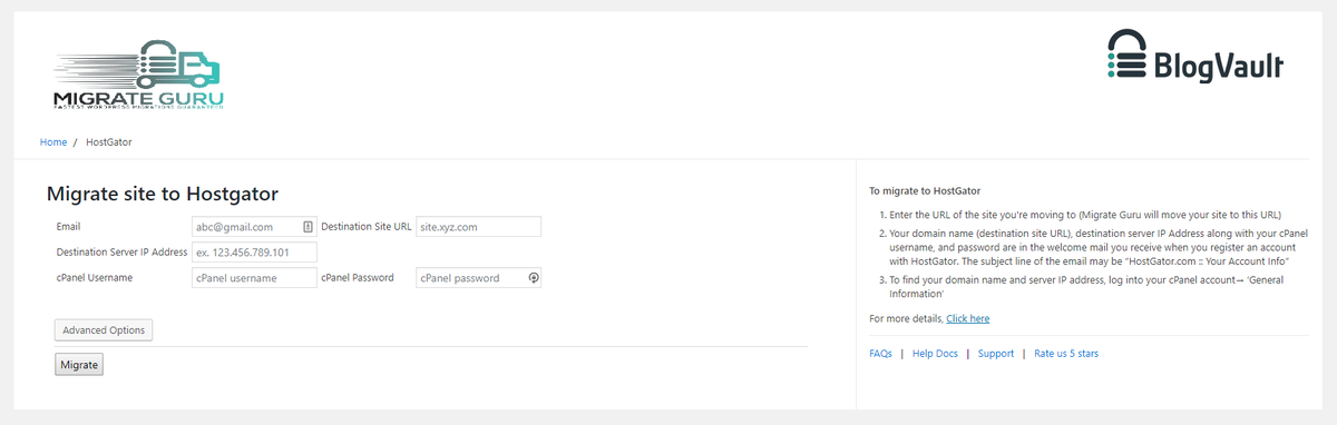 Плагін перенесення сайту WordPress