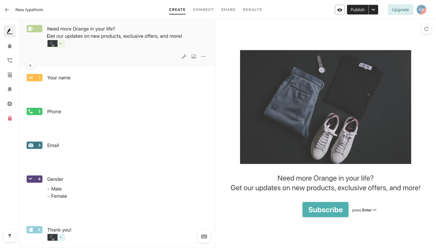 modulo di iscrizione